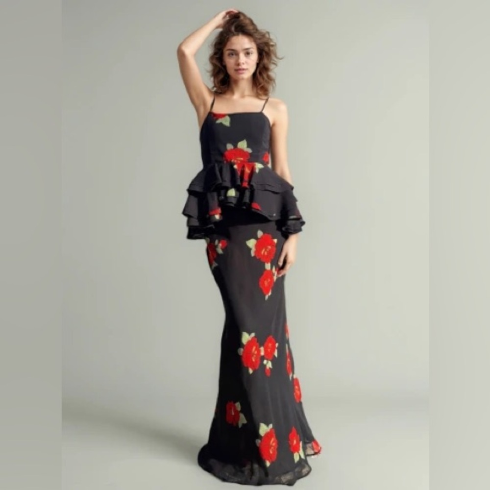 Zara Floral Print Ruffled Top - Picture 3 of 15